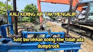 KALI KERING TAK MENGALIR  BERCAMPUR SAMPAH ECENG❗️AKHIRNYA DIBERSIHKAN❗️