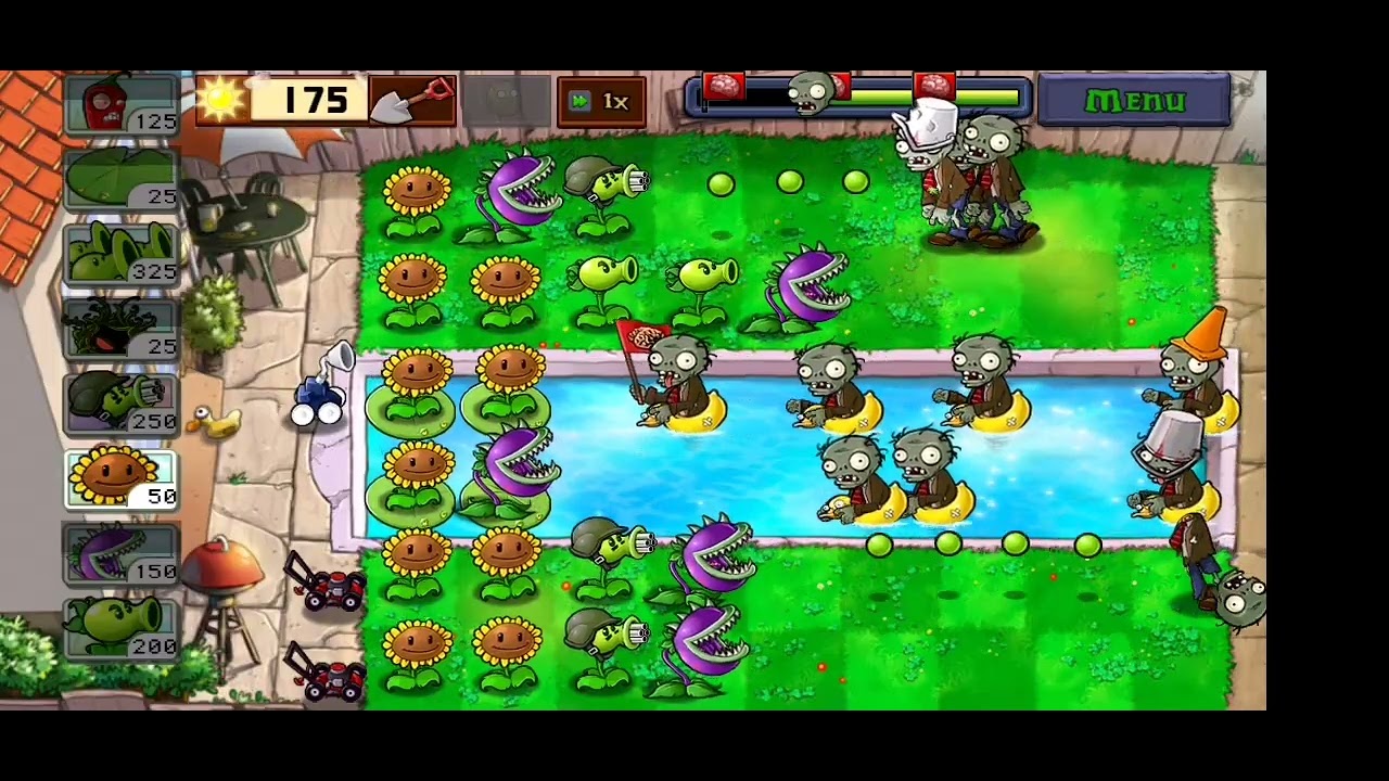 Plants VS zombies part 2 - YouTube