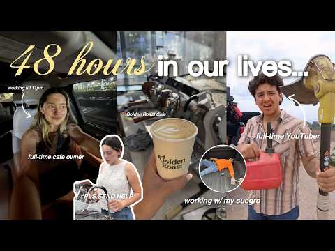 WORK WITH US | starting a coffee shop vs blue collar job with my DAD