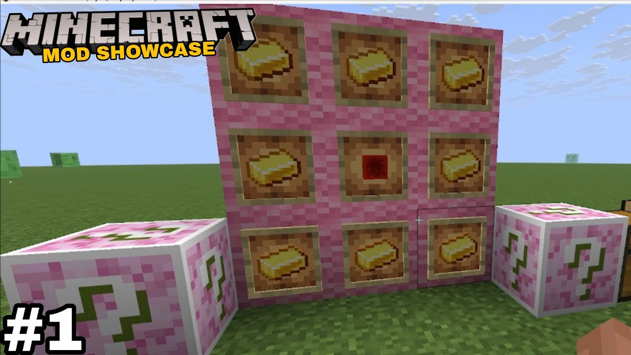 BLOSSOM LUCKY BLOCK! - MINECRAFT MOD SHOWCASE INDONESIA - YouTube