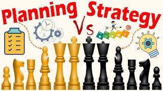 Differences between Planning and Strategy.