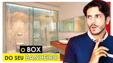 Qual a espessura do vidro do box do banheiro?