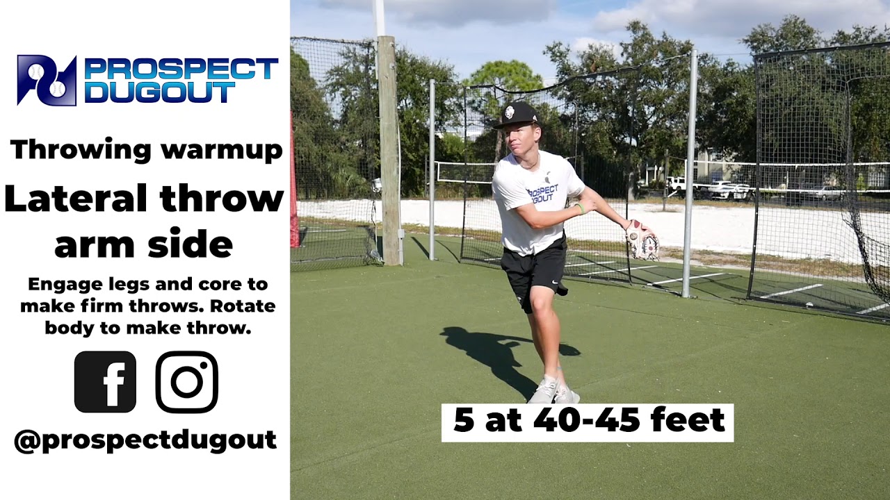 Throwing Warmup by Prospect Dugout