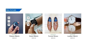 How To Make Ecommerce Website Product Section Using HTML CSS Bootstrap  2019
