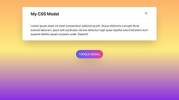 ASMR: Animated Modal with Tailwind CSS *No JavaScript* - No Talking