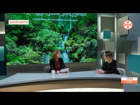\"იმოქმედე კლიმატისთვის\" - კონკურსი ჟურნალისტებისა და ბლოგერებისთვის