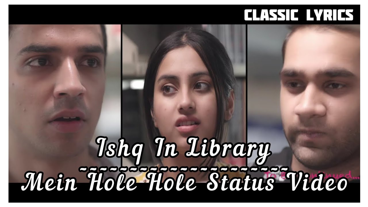 Ishq In Library  Ek Nazar Jo Asei  Song Status ft Twarita Usmaan  Aditya Rikhari  Pataakha