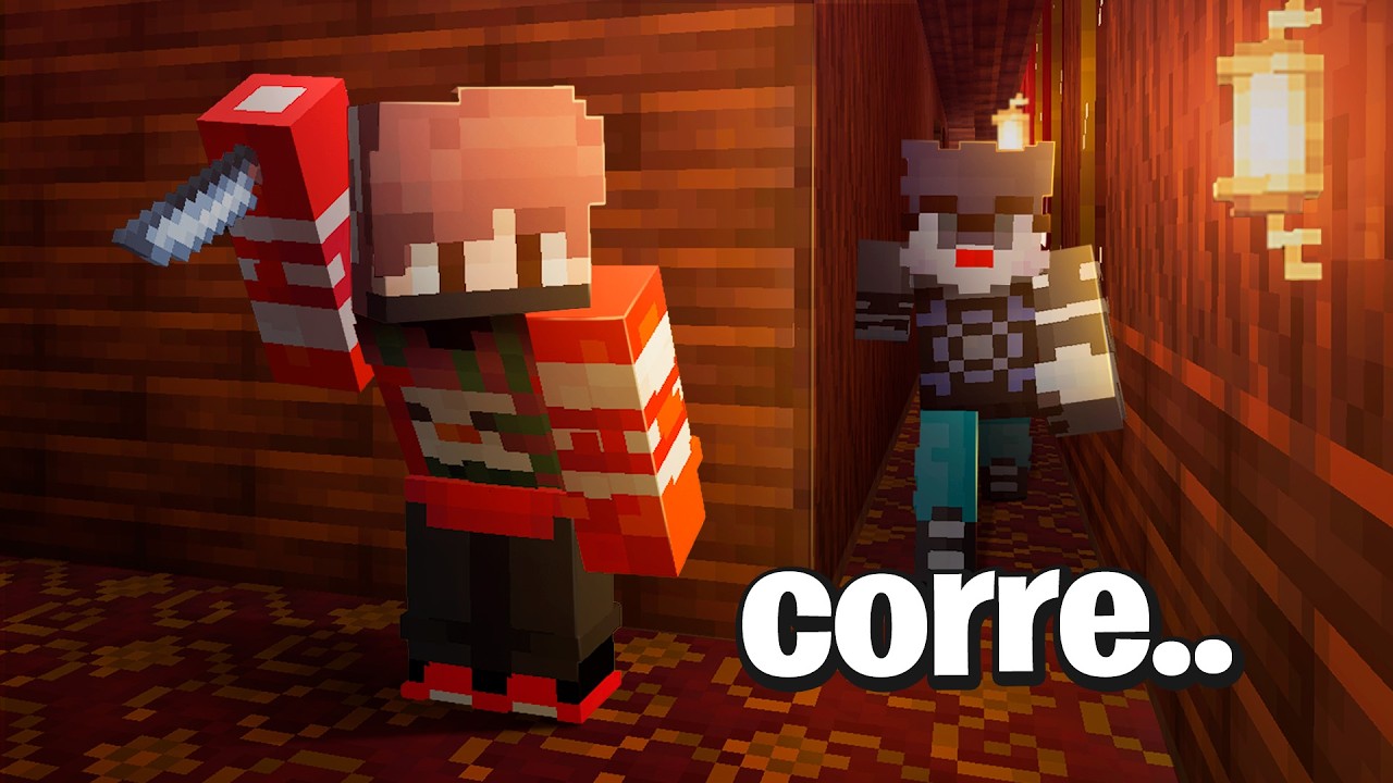 ATRAPA al IMPOSTOR MISTERIOSO del TREN en MINECRAFT
