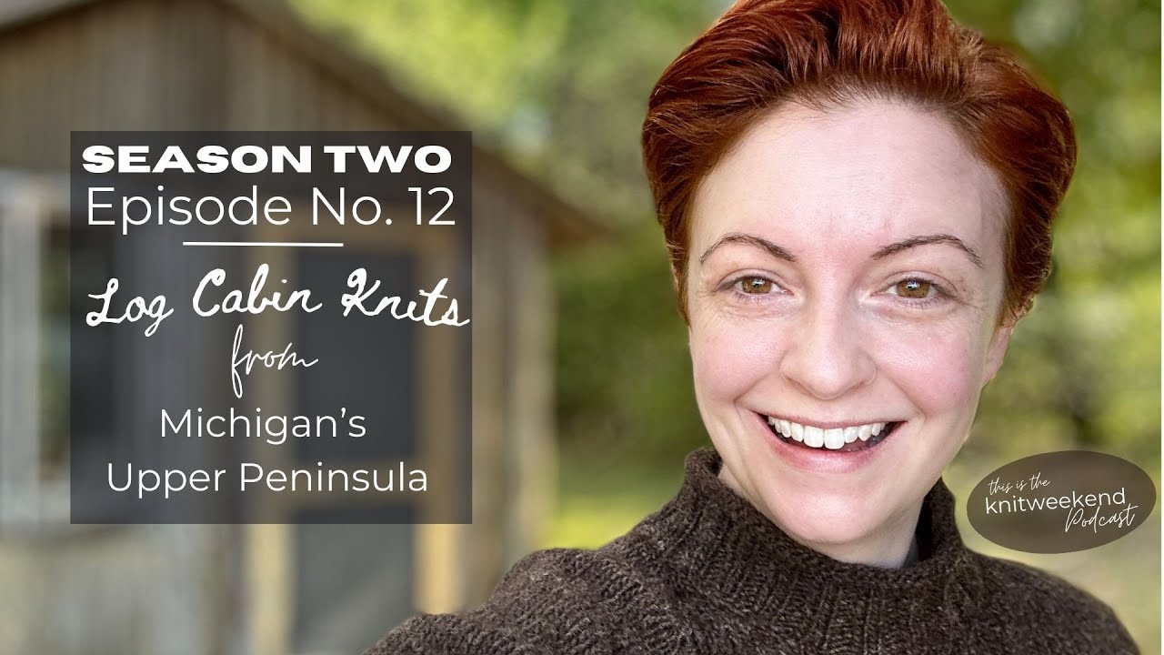 Вязаные изделия из бревенчатой ​​избы и уютная атмосфера