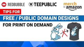 Tips for Using Free and Public Domain Designs For Print on Demand