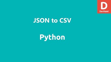 Python JSON to CSV conversion