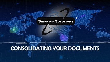Combining Individual Orders into a Consolidated Set of Shipping Documents