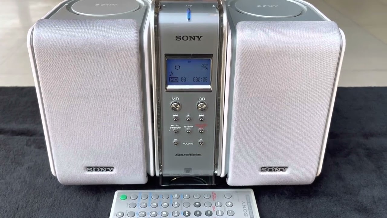 SONY NET MD LAM-Z05 (remote) white - YouTube