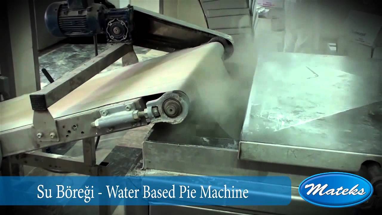 Su böreği makinası, Su böreği makinesi, Su böreği üretimi - Mateks Makina -  YouTube
