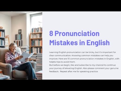 Top Pronunciation Mistakes to Avoid #englishpronunciation # ...