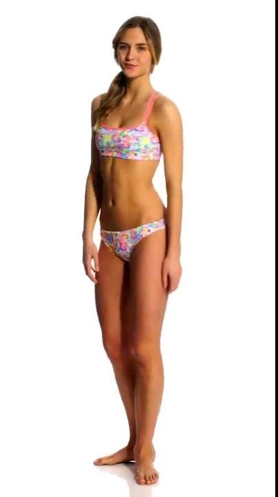 Funkita Women's Sea Queens Bibi Banded Swim Brief Swimsuit | SwimOutlet.com