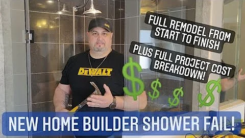 Shower Fail! Full Remodel from Start to Finish, wi...