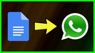 How to send and share a Google Docs document from PC to WhatsApp (2023)