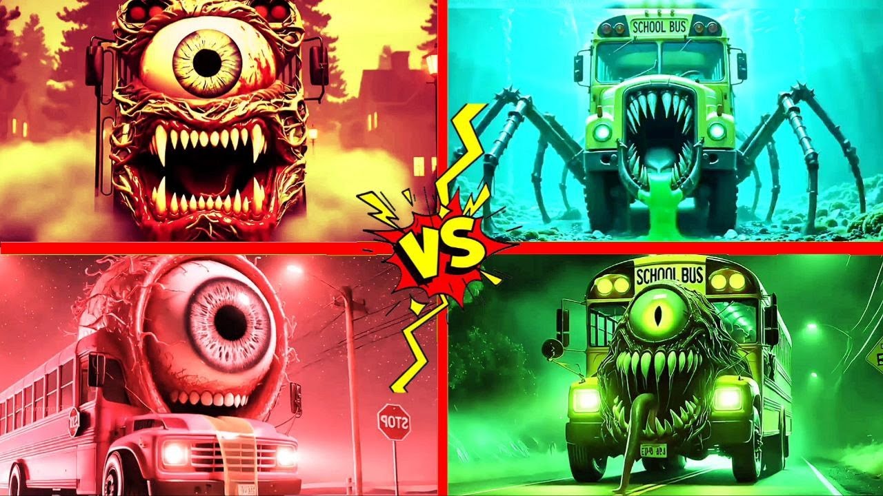 🎶🚌🔥😱SCHOOL BUS EATER🎶 Coffin Dance Song