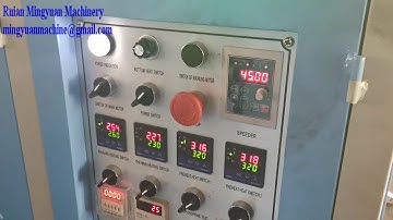 Open cam ultrasonic heater paper cup machine test running 16oz paper cup for Vietnam client