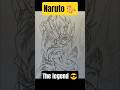 Naruto Drawing 😎😅🙏🏻🎉🐲. #shorts