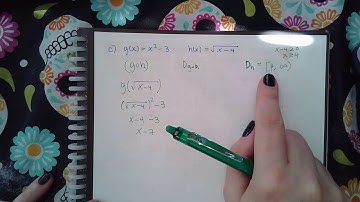 9.8 Composition of two functions Advanced 2