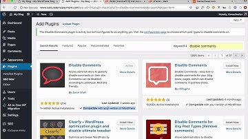 Disable Comments Plugin