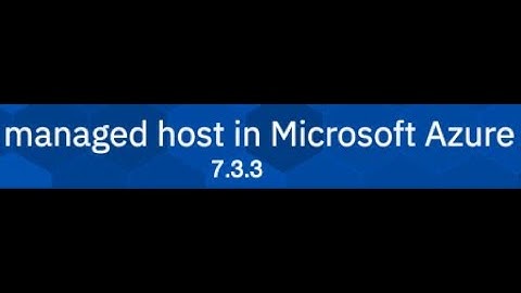 QRadar 7.3.3 Managed Host in Azure