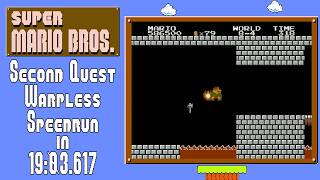 Super Mario Bros. Second Quest Warpless Speedrun in 19:03.617
Wanted to get a quick 19:02 but lodoboo had other plans.
My Links:
https://linktr.ee/gtace
#SMB1 #GTAce #Speedrun Super Mario Bros. Second Quest Warpless Speedrun in 19:03.617