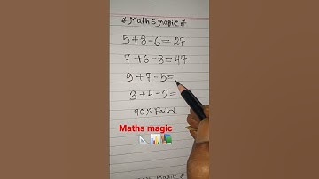 Math magic ! number magic tricks ! math magic tricks ! maths magic tricks ! number magic tricks  !!