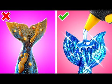 Save Her Tail! 😭🧜♀️ Best Mermaid Makeover DIYs