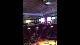 Joseph Scala National Anthem at UWGB Game