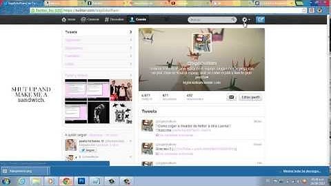 ♡How to make a twitter background for photoshop Cs5♡