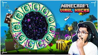 Testing Viral Minecraft Hacks That Are 100% Working | in Telugu | Maddy Telugu Gamer