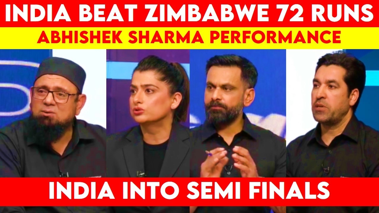 India Beat Zimbabwe | Abhishek Sharma Performance | India Into Semi Finals | Ind vs Zim Pak Media