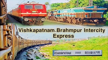 VISHAKAPATNAM-BRAHMPUR INTERCITY EXPRESS Journey|Onboard 18526 VSKP-BAM IntercityExp to Vizianagaram
