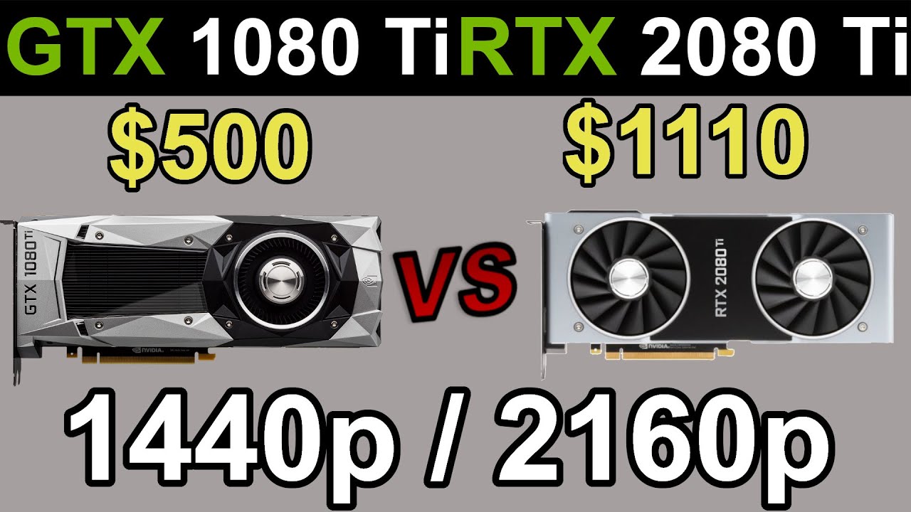 RTX 2080 Ti vs GTX 1080 Ti | 1440p 2160p 4k | 17 Games - YouTube