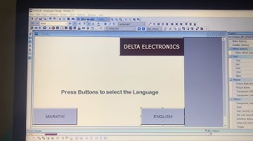 Delta HMI Language changes