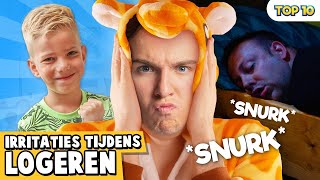 10 IRRITATIES TIJDENS HET LOGEREN!