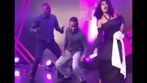 Odunlade Adekola Vs Toyin Aimakhu In Dance Battle To Olamide Song Wo, As Fans Scream