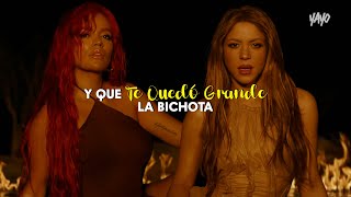 KAROL G, Shakira - TQG (Letra) (Official Video)