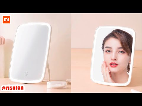 Xiaomi Jordan judy Intelligent portable makeup mirror desktop led light.