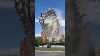 Снос здания в Челябинске