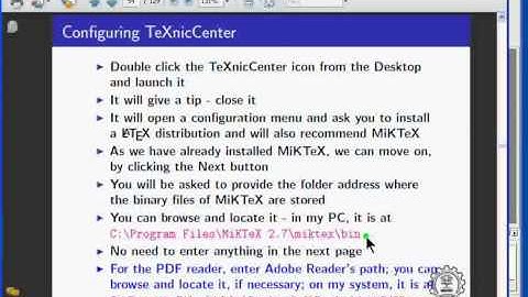 Installing MikTeX - English