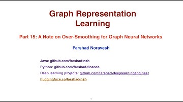 Part 15: A note on oversmoothing for graph neural networks