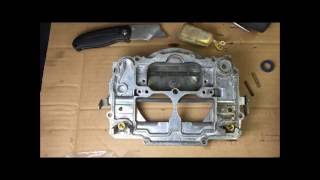 how to rebuild carter edelbrock carburetor