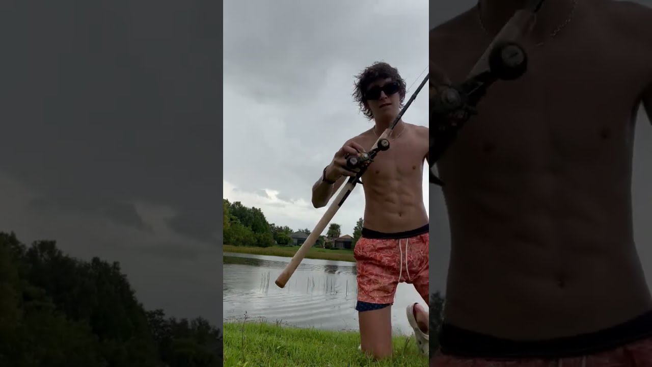 Scary Alligator Creeps Up Behind Florida Man Showing Off His Catch