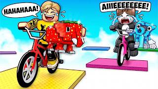 أسرع دراجة في تاريخ روبلوكس! 🛵💨 كيف طرت وعديت الباركور ل ...