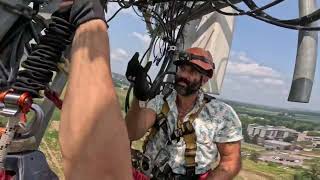 EBENSBURG 2! 150 FT. 3 LEGGED SELF-SUPPORT TOWER CLIMB! @IAMJUSTCODY 