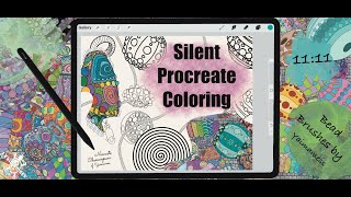 Silent Procreate Adult coloring of beads